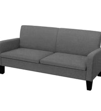3-Sitzersofa 180 x 65 x 76 cm Dunkelgrau