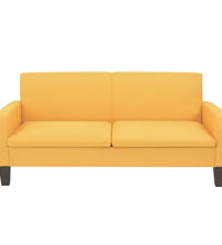 3-Sitzersofa 180 x 65 x76 cm Gelb