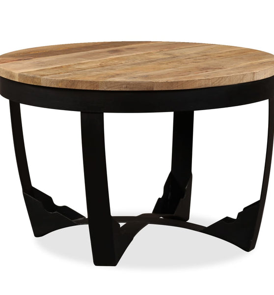 Couchtisch Raues Massivholz Mango 60x40 cm