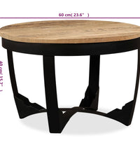 Couchtisch Raues Massivholz Mango 60x40 cm
