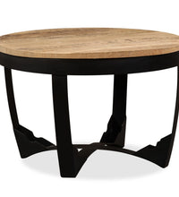 Couchtisch Raues Massivholz Mango 60x40 cm