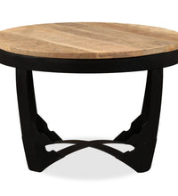 Couchtisch Raues Massivholz Mango 60x40 cm