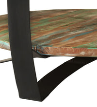 Couchtisch mit Ablage Altholz Massiv 65x32 cm
