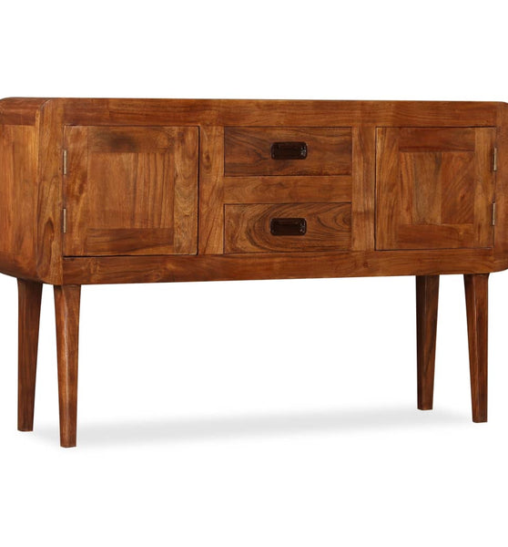 Sideboard Massivholz mit Honigfarbenem Finish 120x30x75 cm