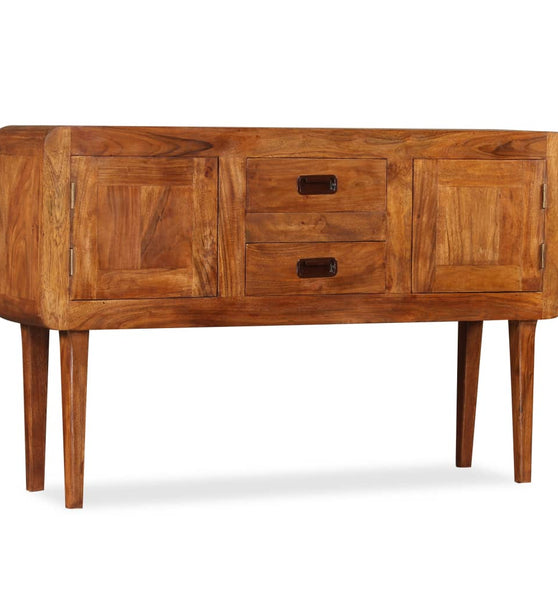 Sideboard Massivholz mit Honigfarbenem Finish 120x30x75 cm