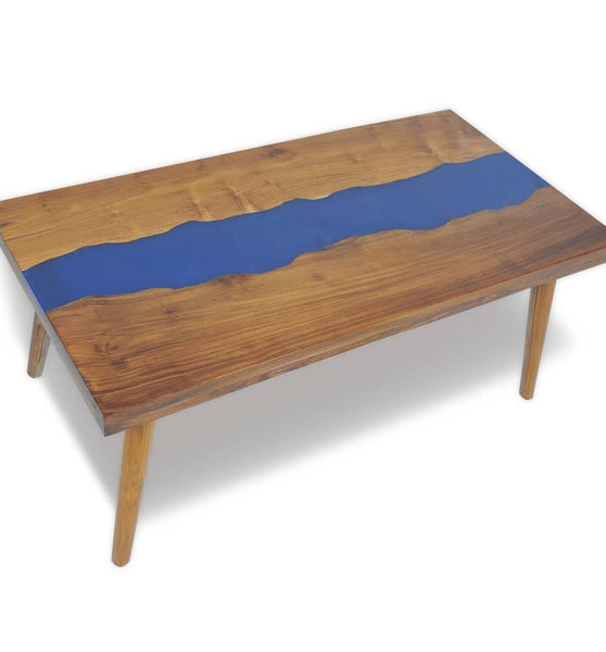 Couchtisch Teak Harz 100x50x40 cm