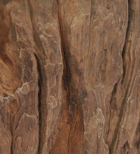 Couchtisch Teak Glas 50x40 cm
