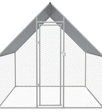 Outdoor-Hühnerkäfig 2x2x1,92 m Verzinkter Stahl