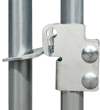 Outdoor-Hühnerkäfig 2x2x1,92 m Verzinkter Stahl