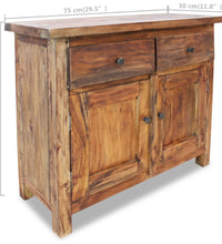 Sideboard Altholz Massiv 75x30x65 cm