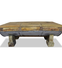 Couchtisch Gemischtes Altholz 90x50x35 cm