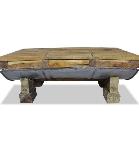 Couchtisch Gemischtes Altholz 90x50x35 cm