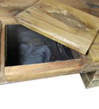 Couchtisch Gemischtes Altholz 90x50x35 cm