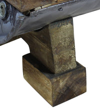 Couchtisch Gemischtes Altholz 90x50x35 cm