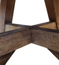 Couchtisch Altholz Massiv 60x45 cm Weiß