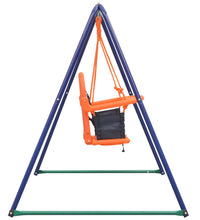 2-in-1 Einzelschaukel und Babyschaukel Orange