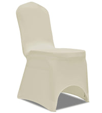 Stretch-Stuhlhussen 100 Stk. Creme