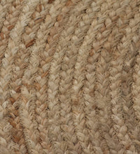 Teppich Jute Geflochten 150 cm Rund