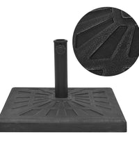Sonnenschirmständer Quadratisch Schwarz 12 kg