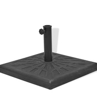 Sonnenschirmständer Quadratisch Schwarz 12 kg