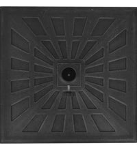 Sonnenschirmständer Quadratisch Schwarz 12 kg
