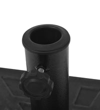 Sonnenschirmständer Quadratisch Schwarz 12 kg