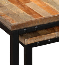 Satztisch Couchtisch-Set 2-tlg. Recyceltes Teak Massiv
