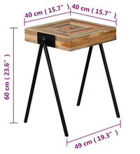 Beistelltisch Recyceltes Massivholz Teak