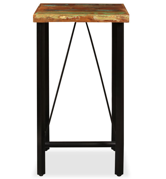 Bartisch Altholz Massiv 60x60x107 cm