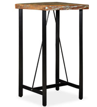 Bartisch Altholz Massiv 60x60x107 cm