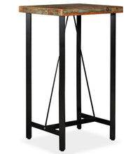 Bartisch Altholz Massiv 60x60x107 cm