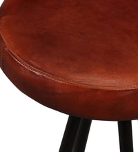 Barhocker 4 Stk. Echtleder