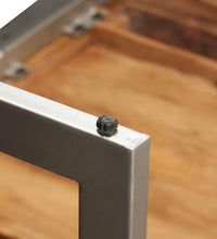 Esstisch Massivholz und Stahl 180 cm