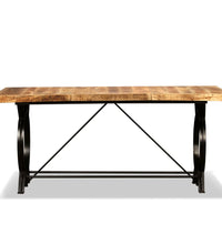 Esstisch Raues Massives Mangoholz 180 cm