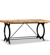 Esstisch Raues Massives Mangoholz 180 cm