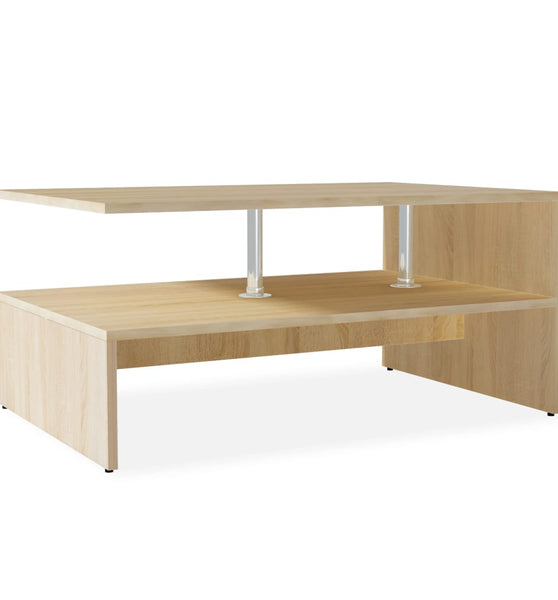 Couchtisch Holzwerkstoff 90x59x42 cm Eiche