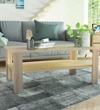 Couchtisch Holzwerkstoff 100x59x42 cm Eiche