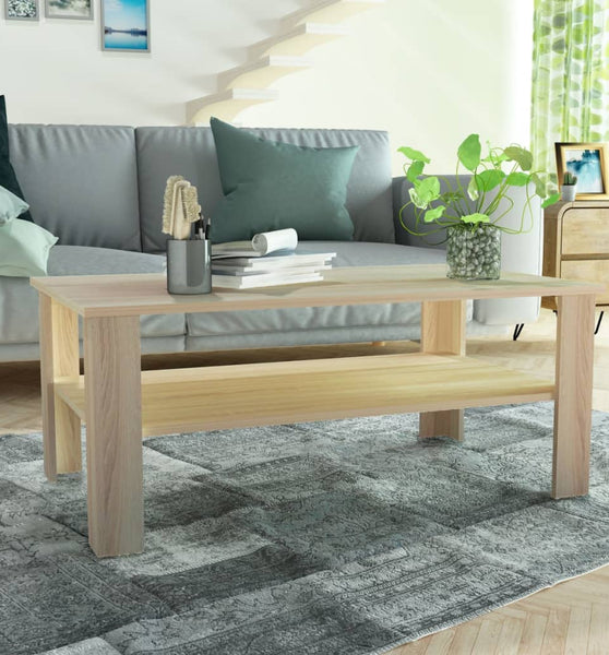 Couchtisch Holzwerkstoff 100x59x42 cm Eiche