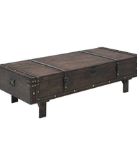 Couchtisch Sperrholz Vintage-Stil 120x55x35 cm