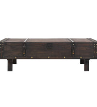 Couchtisch Sperrholz Vintage-Stil 120x55x35 cm