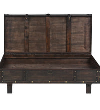 Couchtisch Sperrholz Vintage-Stil 120x55x35 cm