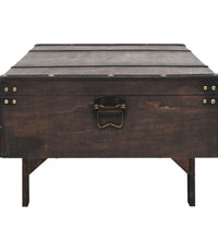 Couchtisch Sperrholz Vintage-Stil 120x55x35 cm