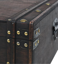 Couchtisch Sperrholz Vintage-Stil 120x55x35 cm