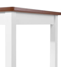 Bartisch- und Hocker-Set 3-tlg. Massivholz