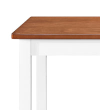 Bartisch- und Hocker-Set 3-tlg. Massivholz