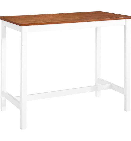Bartisch Massivholz 108x60x91 cm