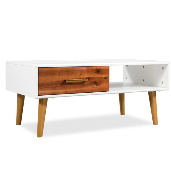 Couchtisch Massivholz Akazie 90x50x40 cm
