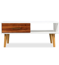 Couchtisch Massivholz Akazie 90x50x40 cm