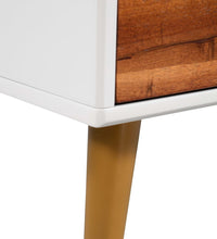 Couchtisch Massivholz Akazie 90x50x40 cm