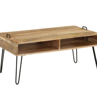 Couchtisch Massivholz Mango 100x60x45 cm